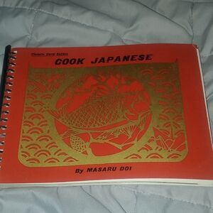 Vintage 1964 Cook Japanese Spiral Cookbook